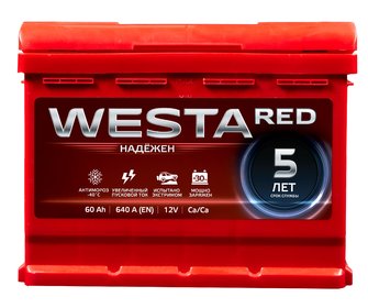 АКБ WESTA RED 6ст-100 (о.п.) 910А 352*175*190.